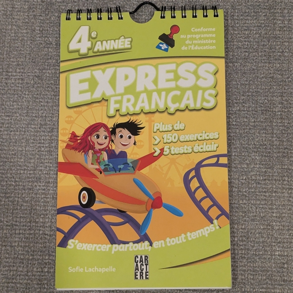 Express Francais French Language Work Book for Grade 4 New
